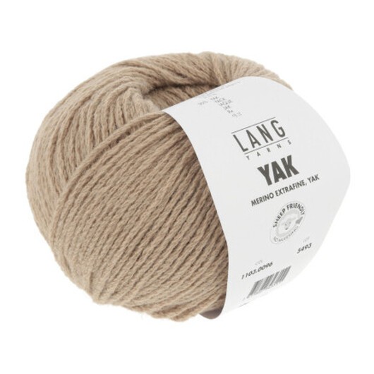 Lang Yarns Garn Yak 96 Sand Melange