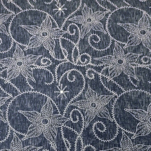 Denimtyg 145cm 61 Tryck - 50cm