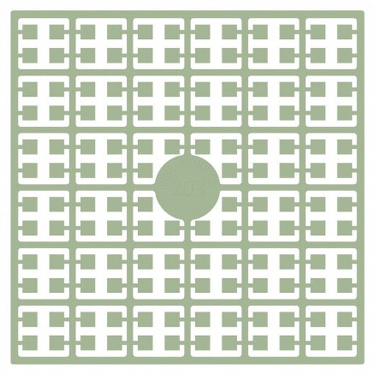 Pixelhobby Midi Pärlor 203 Extra ljus Ormbunke 2x2mm - 140 pixels