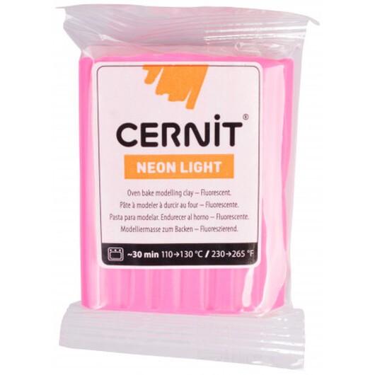 Cernit Modellera Neon 213 Rosa 56g