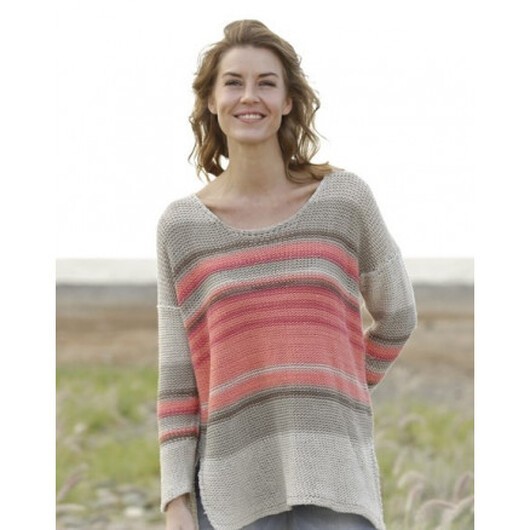 Laid Back Afternoon by DROPS Design - Tröja Stick-mönster strl. S - XXXL