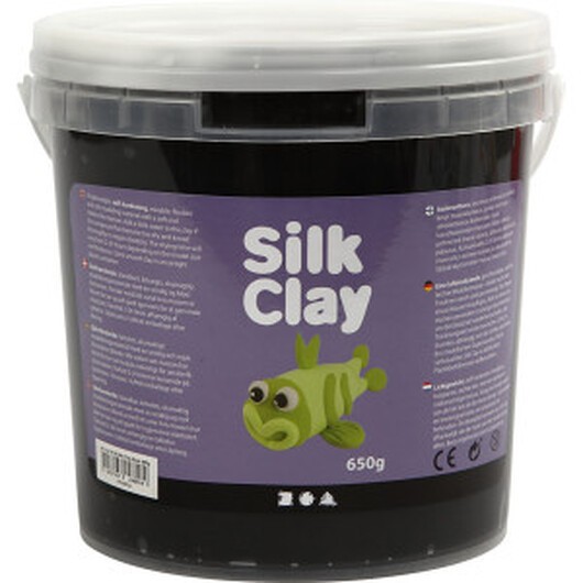 Silk ClayÂ®, svart, 650g/ 1 hink