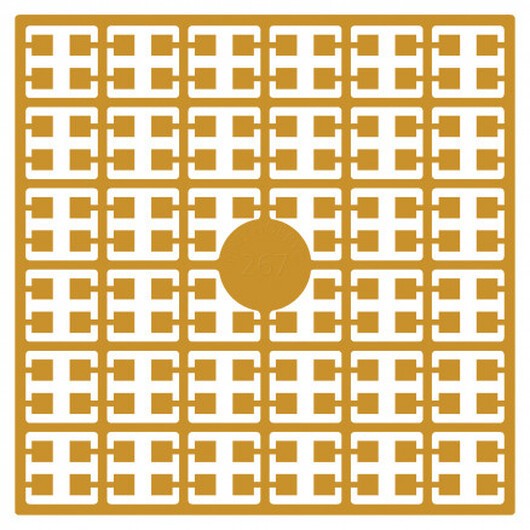 Pixelhobby Midi Pärlor 267 Ljus Mandarin 2x2mm - 140 pixels