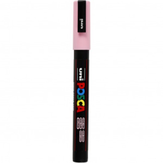 Uni Posca Marker, spets: 0,9-1,3 mm, PC-3M, 1 st., light pink