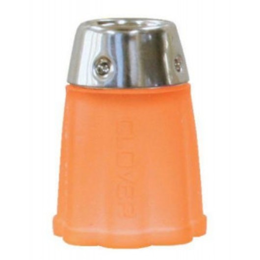 Clover Fingerborg Orange Silikon / Gummi med metall 14,5 mm