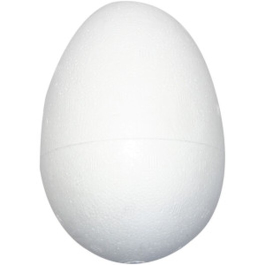 Ägg, H: 12 cm, vit