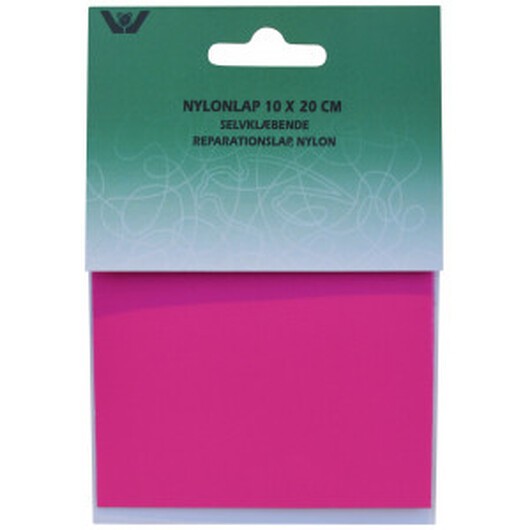 Reparationslapp Självhäftande Nylon Rosa 10x20 cm - 1 st.