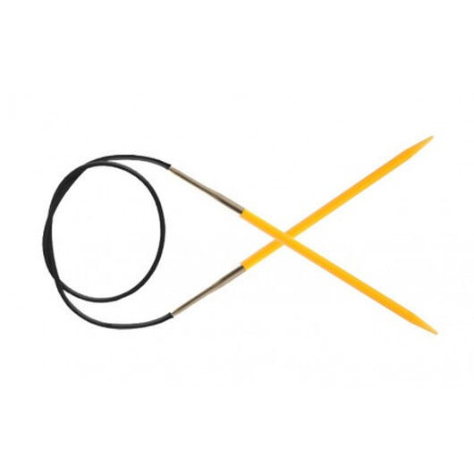 KnitPro Trendz Rundstickor Akryl 120cm 4,00mm / 47.2in US6 Orange