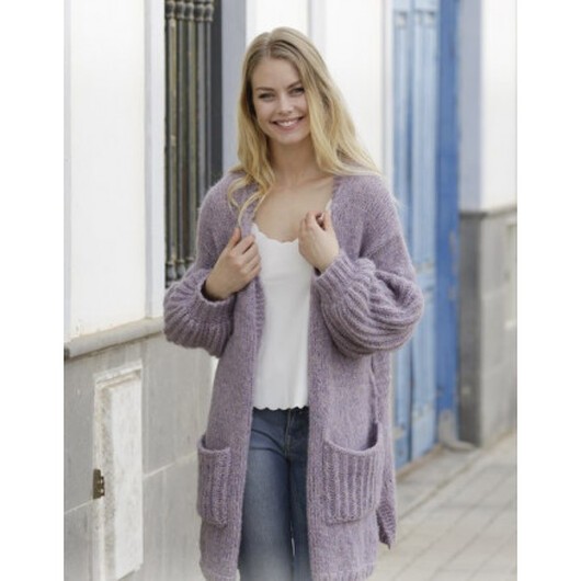 Wayfarer by DROPS Design - Jacka Stickmönster str. S - XXXL