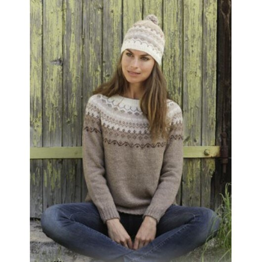 Talvik by DROPS Design - Tröja stickmönster str. S - XXXL