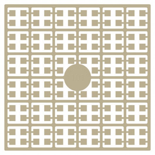 Pixelhobby Midi Pärlor 101 Ljus Beige 2x2mm - 140 pixels