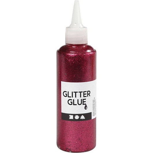 Glitterlim, rosa, 118 ml/ 1 flaska