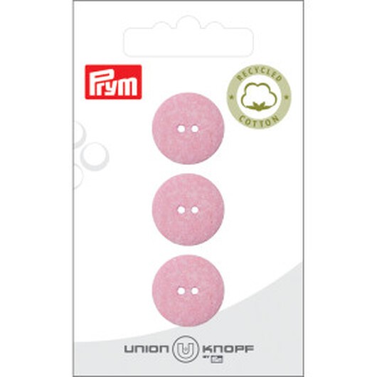 Prym Tygknapp Rosa 18 mm - 3 st.