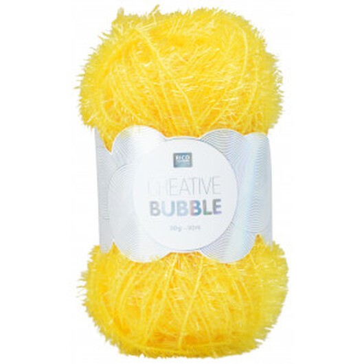 Rico Creative Bubble Garn Unicolor 002 Gul