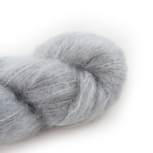 Cowgirlblues Fluffy Mohair Unicolor Silver Räv