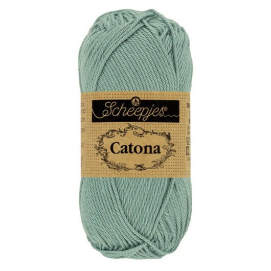 Scheepjes Catona Garn 528 Silver Blå - 10g