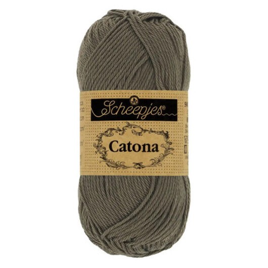 Scheepjes Catona Garn 387 Mörk Oliv - 25g