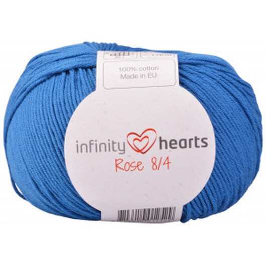 Infinity Hearts Rose 8/4 Garn Unicolor 98 Blå