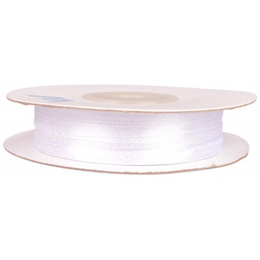 Satinband Vit 3mm - 10m