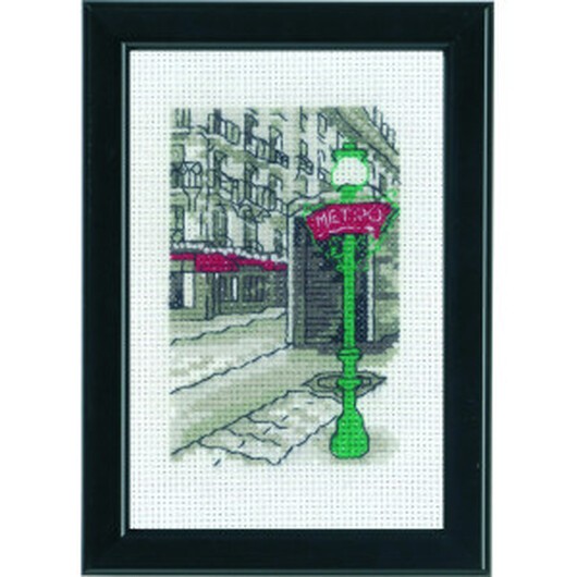 Permin Broderikit Paris 10x15cm
