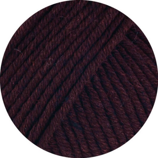 Lana Grossa Cool Wool Superbig Melange Garn 203 Vinröd