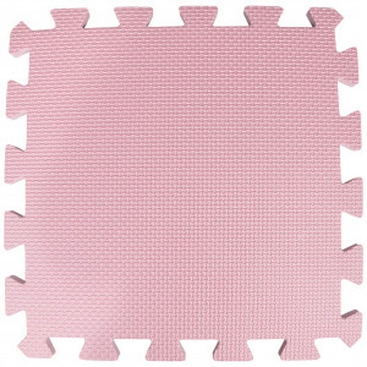 Infinity Hearts Blockningsmattor/Lekmattor Skum Rosa 30x30cm - 9 st