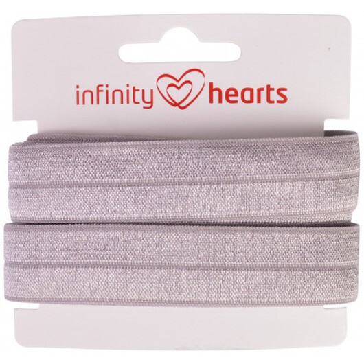 Infinity Hearts Vikresår 20mm 012 Grå - 5m