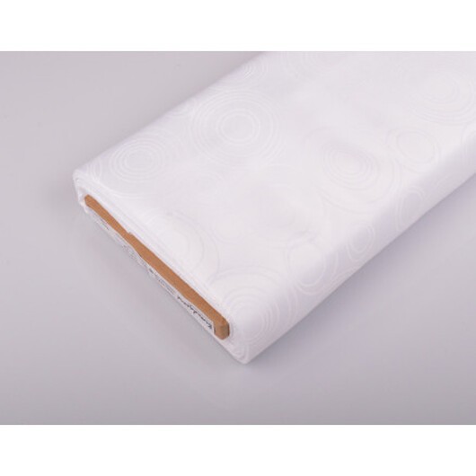 Â DuktygJacquard 998 Vit 145cm - 50cm