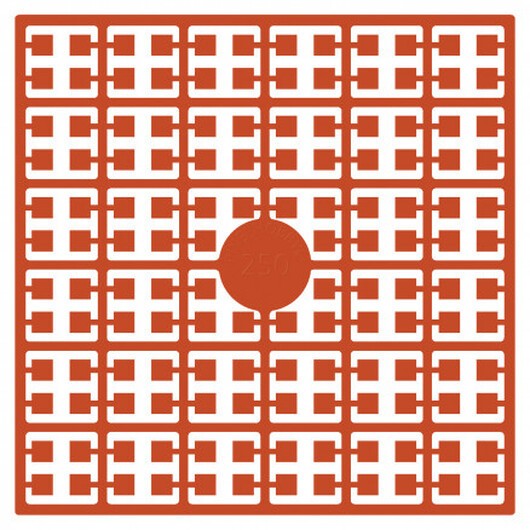 Pixelhobby Midi Pärlor 250 Mörk Orange 2x2mm - 140 pixels