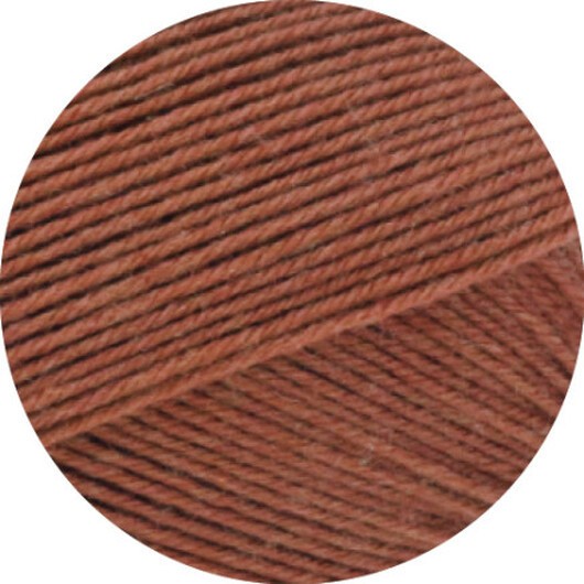 Lana Grossa Meilenweit 100 Merino Extrafine Plain Garn 2456 Nougat