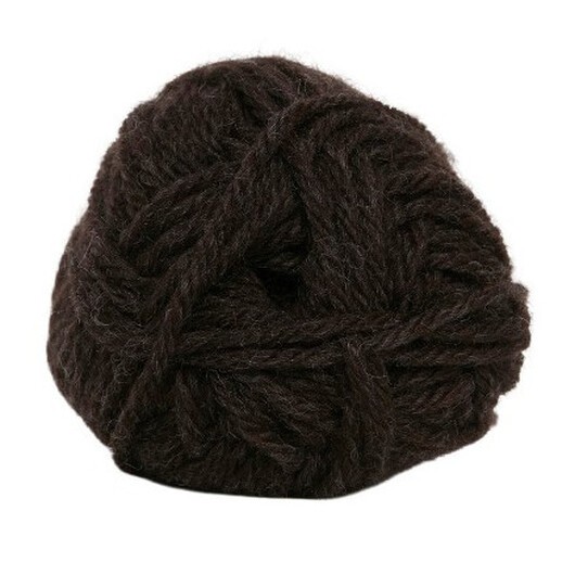 Hjertegarn Ragg-strømpegarn 1203 Mörkbrun