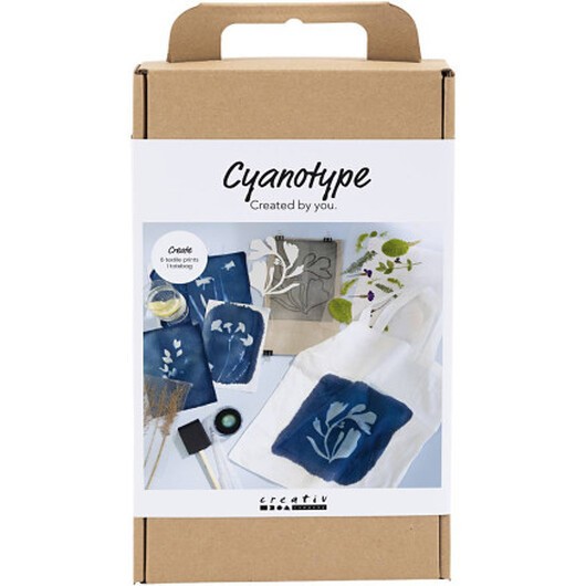 DIY Kit Cyanotypi, Textil, blå, 1 förp.