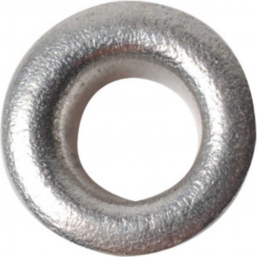Ãljetter, dia. 8 mm, H: 3 mm, 50 st., silver