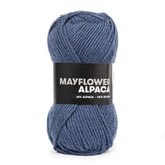 Mayflower Baby Alpaca Garn 22 Dov Blå