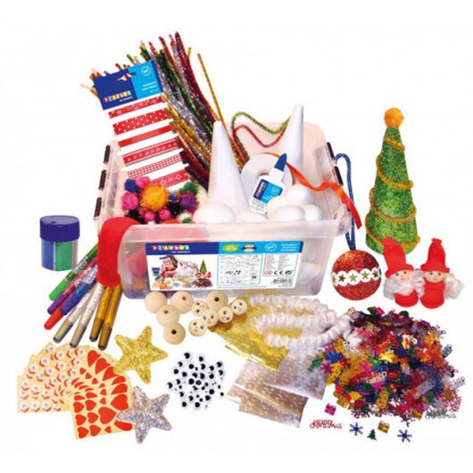 Playbox Kreativ Hobbybox Jul 3000 Delar 33x24,5x15cm