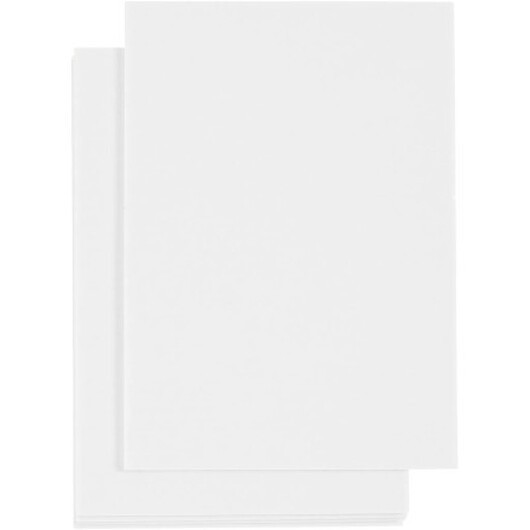 3D Skumark, A6, ark 105x148 mm, tjocklek 2 mm, vit, 5 ark/ 1 förp.