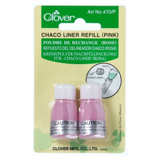 Clover Skräddarkrita Liner Refill Rosa - 2st.