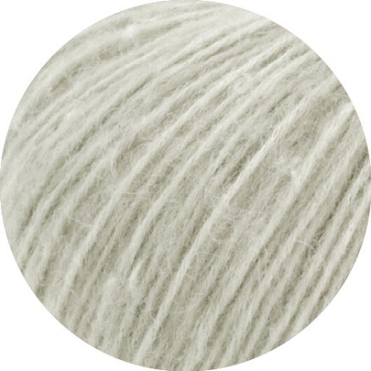 Lana Grossa Natural Alpaca Pelo Garn 36 Ljusgrå