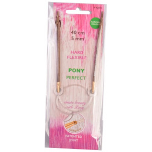 Pony Perfect Rundsticka Trä 40cm 5,00mm / 23.6in US8