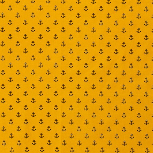 Bomullspoplin Tyg 150cm 034 Ankare - 50cm