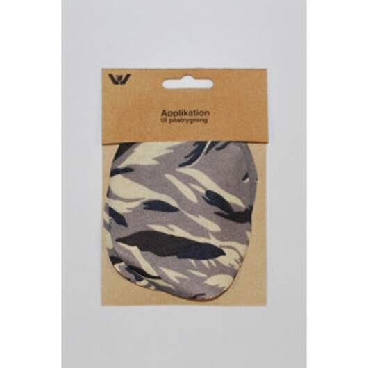 Strykmärke Camouflage Navy Oval 9,5x12cm - 2 st