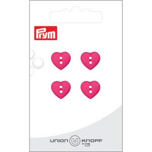 Prym Plastknapp Rosa 12mm 2 hål - 4 st.
