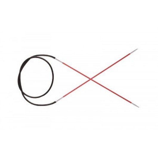 KnitPro Zing Aluminium Rundstickor 40cm 6,50mm / 15.7in US10Â½ Coral