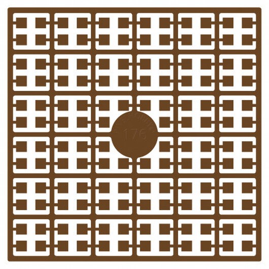Pixelhobby Midi Pärlor 176 Brun 2x2mm - 140 pixels