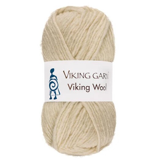 Viking Garn Wool Naturvit 502