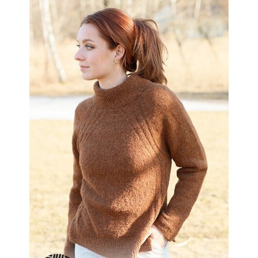 Spice Market by DROPS Design - Stickmönster Blus storlek S - XXXL