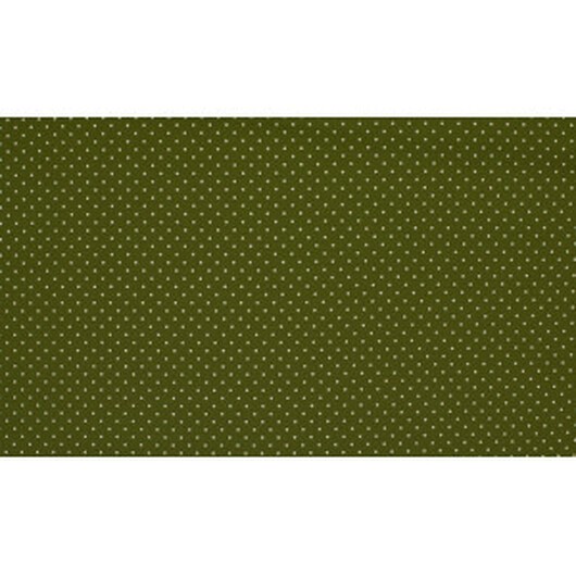 Minimals Bomullspoplin Tyg Print 425 Small Dot Khaki 145cm - 50cm