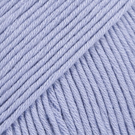 Drops Safran Garn Unicolor 05 Ljus Blålila