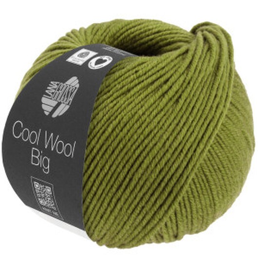 Lana Grossa Cool Wool Big Garn 1021 Majgrön