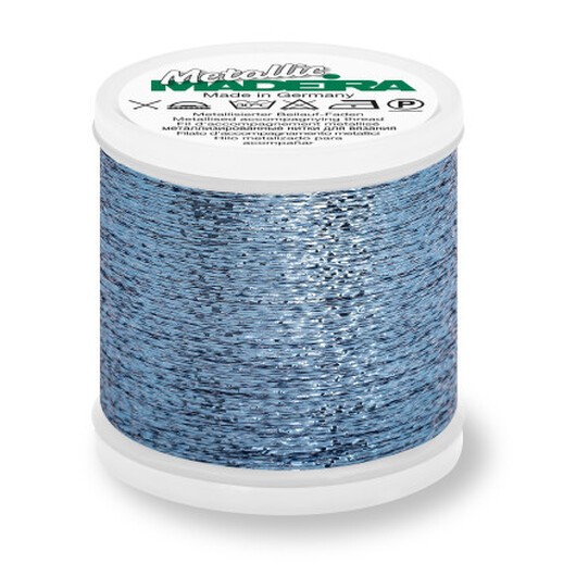 Permin Madeira Metallic 333 Ljusblå